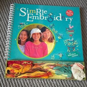 Klutz Simple Embroidery Kit - Vibrant Threads